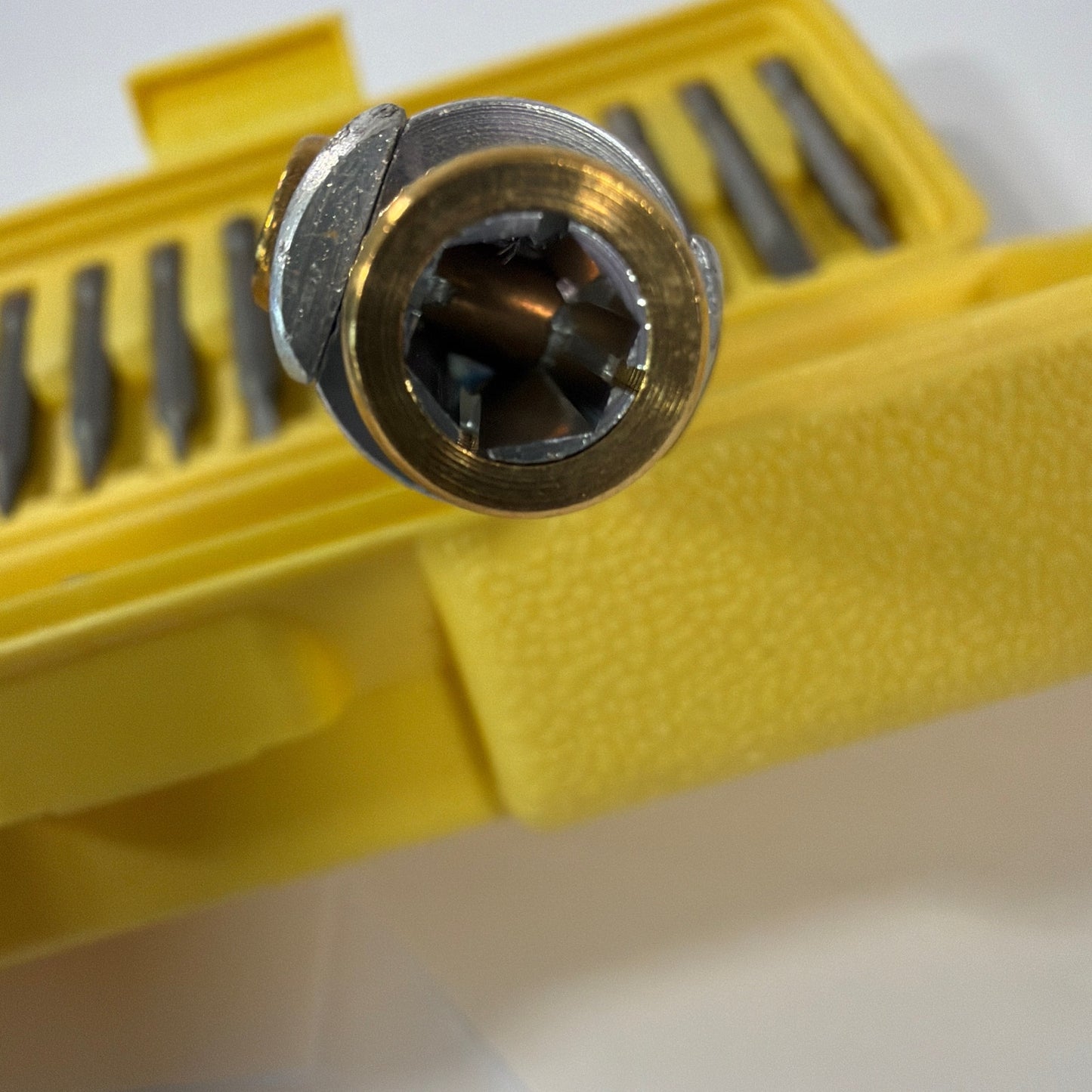 Halftime Drill Driver Bit Set in Yellow Case with Driver Handle