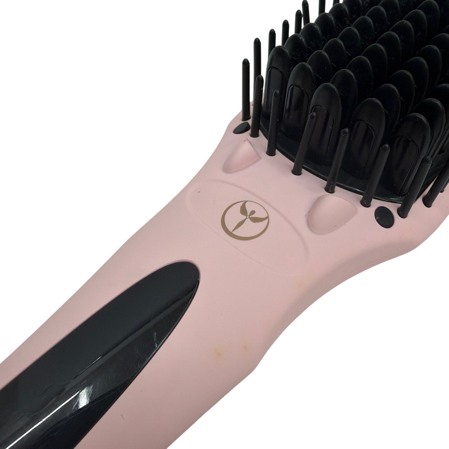 L'ANGE Heated Hair Straightening Brush Pink/Black SKU 2136/2137 Tested