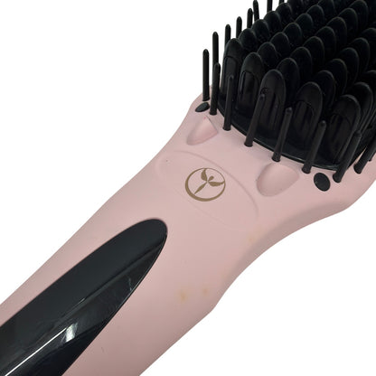 L'ANGE Heated Hair Straightening Brush Pink/Black SKU 2136/2137 Tested