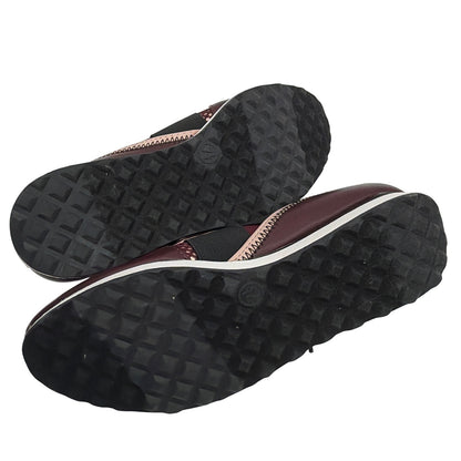 A New Day Women’s Burgundy Slip-On Sneakers Size 7.5