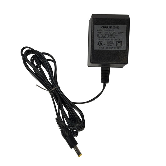 Grundig SY-08020 8V DC 200mA AC Adapter Power Supply