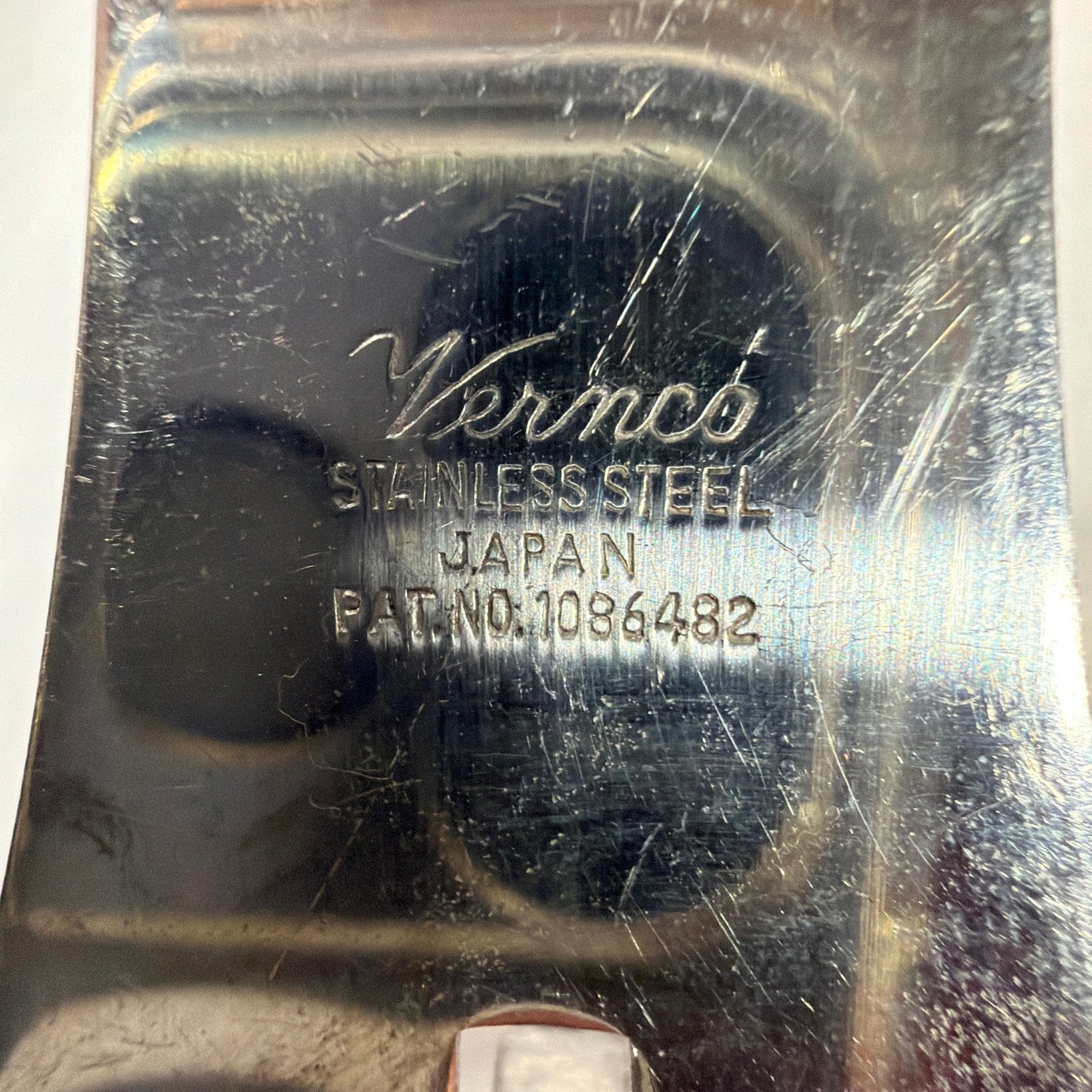 Vintage Vernco Stainless Steel Serrated Grill Spatula Turner 13.5 in Japan