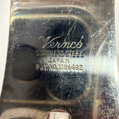 Vintage Vernco Stainless Steel Serrated Grill Spatula Turner 13.5 in Japan