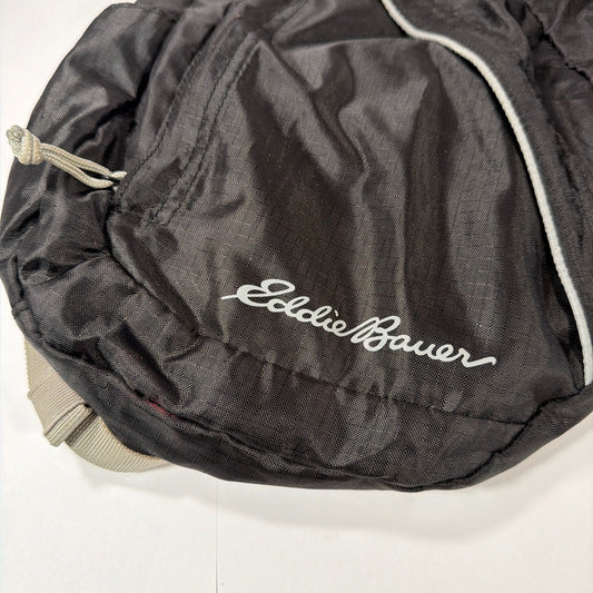 Eddie Bauer Stowaway 10L Packable Backpack Black/Gray