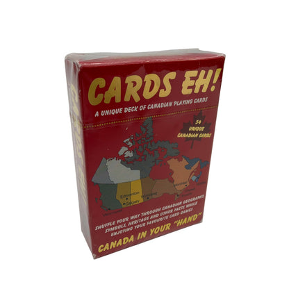 Cards Eh Canadian Playing Cards Sealed JK Productions 2002 54 Card Deck