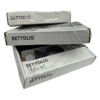 Lot of 3 IKEA BETYDLIG Wall/Ceiling Curtain Rod Brackets Black 602.172.28