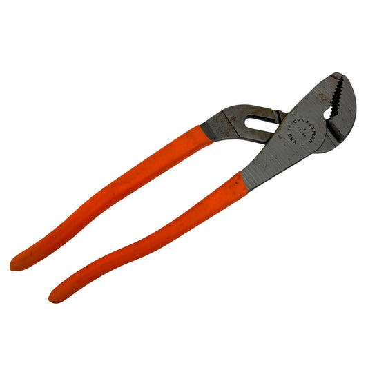 Craftsman 45381 10 Inch USA Forged Adjustable Pliers Orange Handle