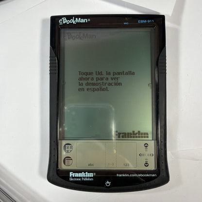 Franklin eBookMan EBM-911 Handheld eBook Reader PDA with Stylus and Franklin Fol