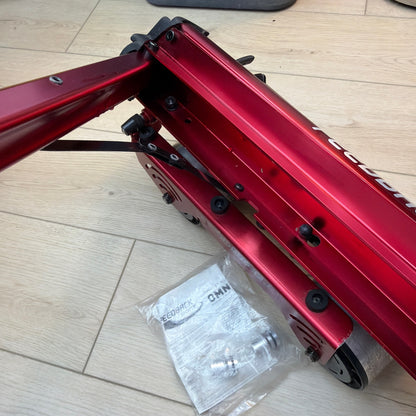 Feedback Sports Omnium Over-Drive Portable Bike Trainer 17084 Red As-Is