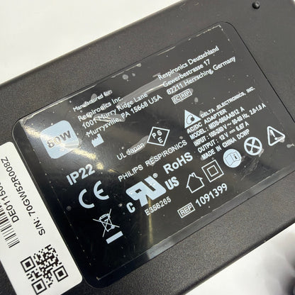 Philips Respironics Delta 80W AC/DC Power Adapter MDS-080AAS12 A 12V 6.67A