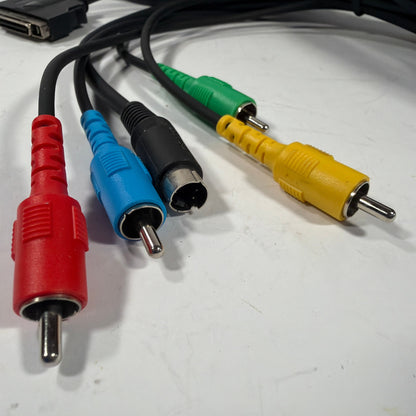 Sony AV Multi Out Proprietary Video Cable RCA Component Composite with S-Video