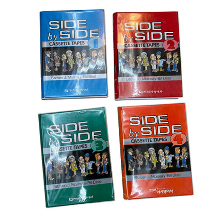 Side by Side Cassette Tapes Levels 1-4 Steven J Molinsky Bill Bliss YBM