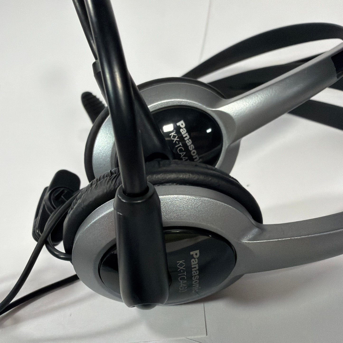 Lot of 2 Panasonic KX-TCA430 2.5mm Wired Headsets Tested