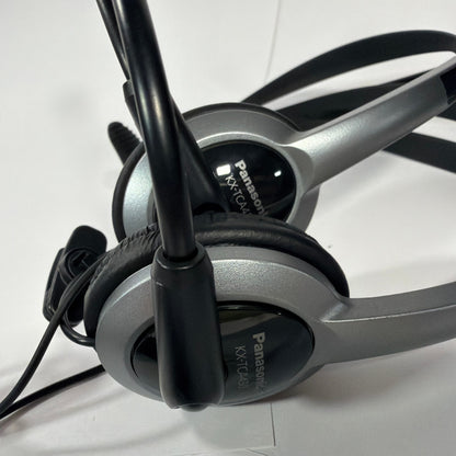 Lot of 2 Panasonic KX-TCA430 2.5mm Wired Headsets Tested