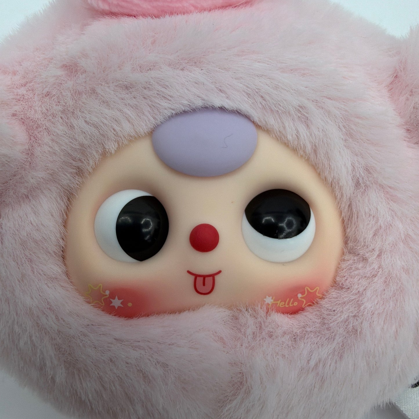 Yiwu First Rigorous Pink Plush Character Keychain 3 Inch