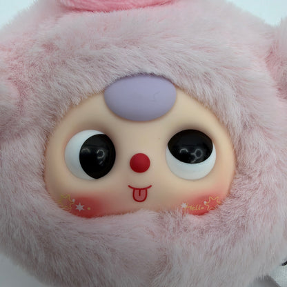 Yiwu First Rigorous Pink Plush Character Keychain 3 Inch