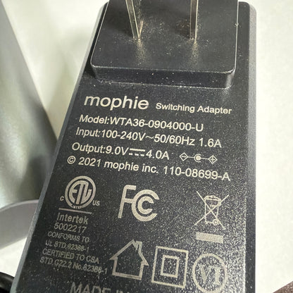 mophie Powerstation Wireless Dock MPWD-10K Charging Station w/ AC Adapter Tested