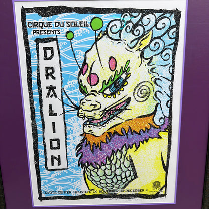 Cirque du Soleil Dralion Signed Limited Edition Print Framed 27x33