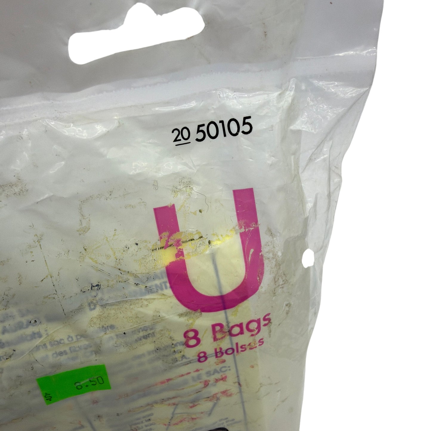 Kenmore 50105 Upright Vacuum Bags Style U Allergen Filtration 8-Pack