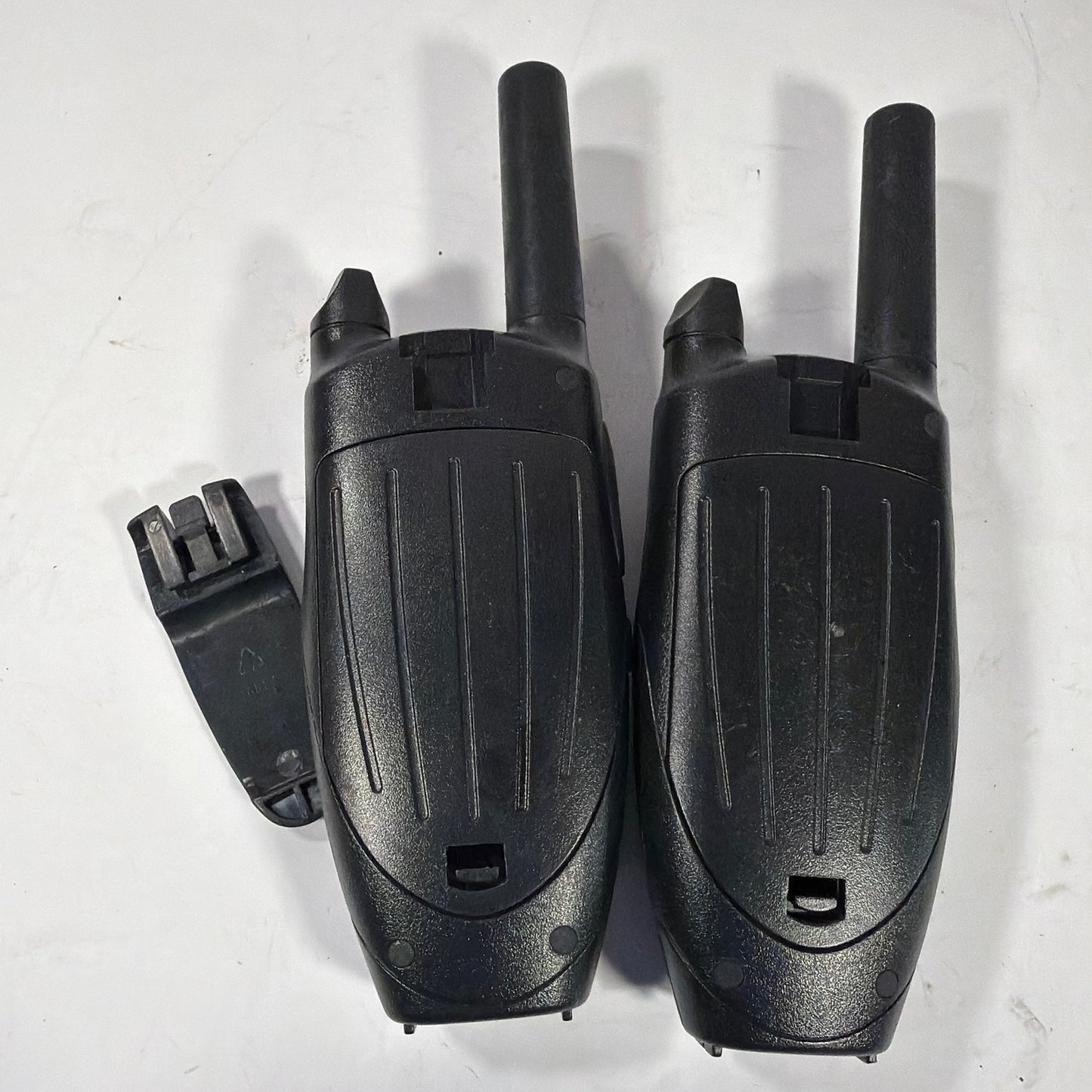 Cobra microTALK PR 4500 Two-Way Radios Walkie Talkies Pair Black Silver