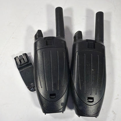 Cobra microTALK PR 4500 Two-Way Radios Walkie Talkies Pair Black Silver
