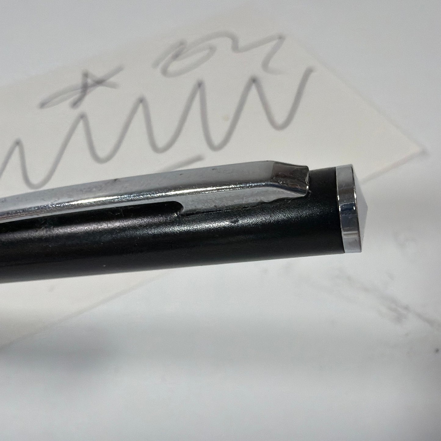 Fairmont.com Black Ballpoint Pen Silver Trim Tested Working