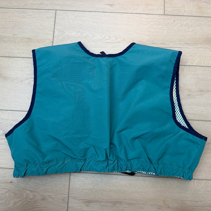 Stormy Seas Inflatable CO2 Life Vest PFD Teal Blue Size L Made in USA