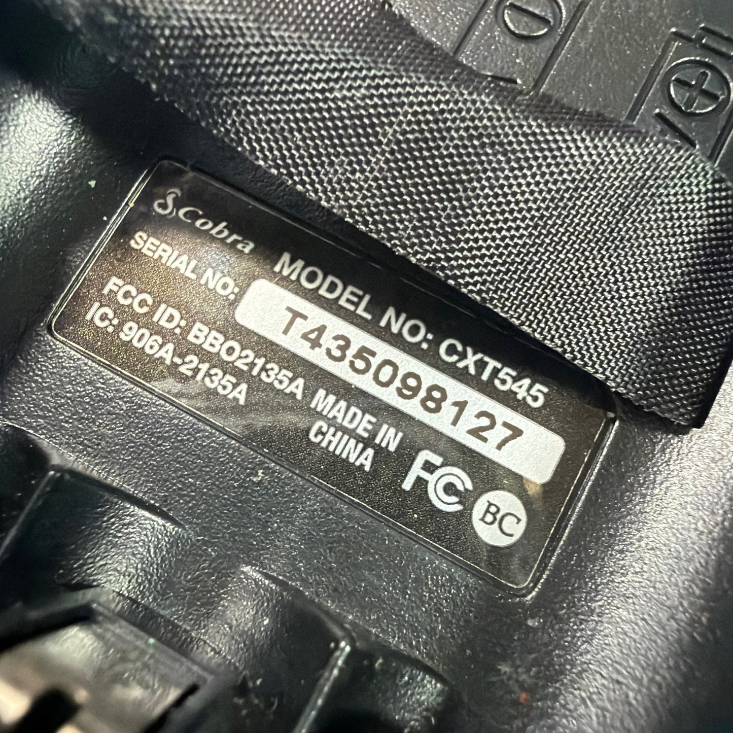 Cobra microTALK CXT545 22-Channel GMRS/FRS Two-Way Radio Black/Red Tested