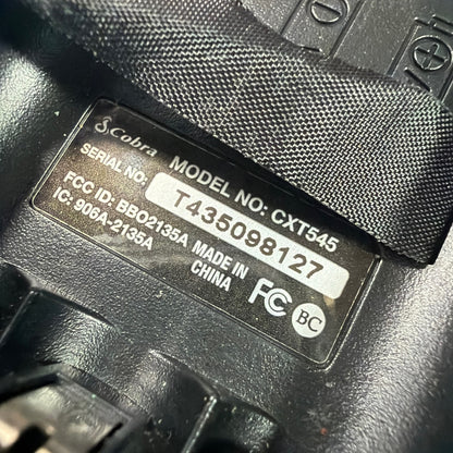 Cobra microTALK CXT545 22-Channel GMRS/FRS Two-Way Radio Black/Red Tested
