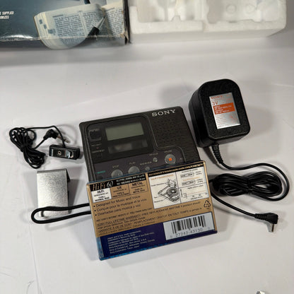 Sony Pressman TCM-77V VOR Auto Reverse Cassette Recorder Tested Working