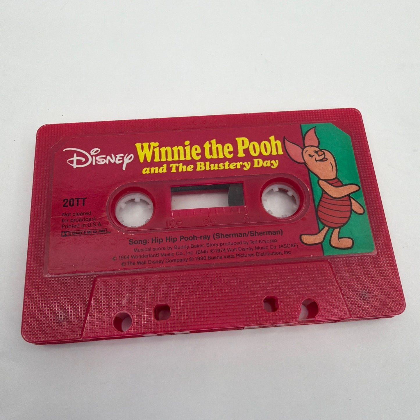 Disney Winnie the Pooh Cassette Tape Tigger Too Blustery Day 20TT