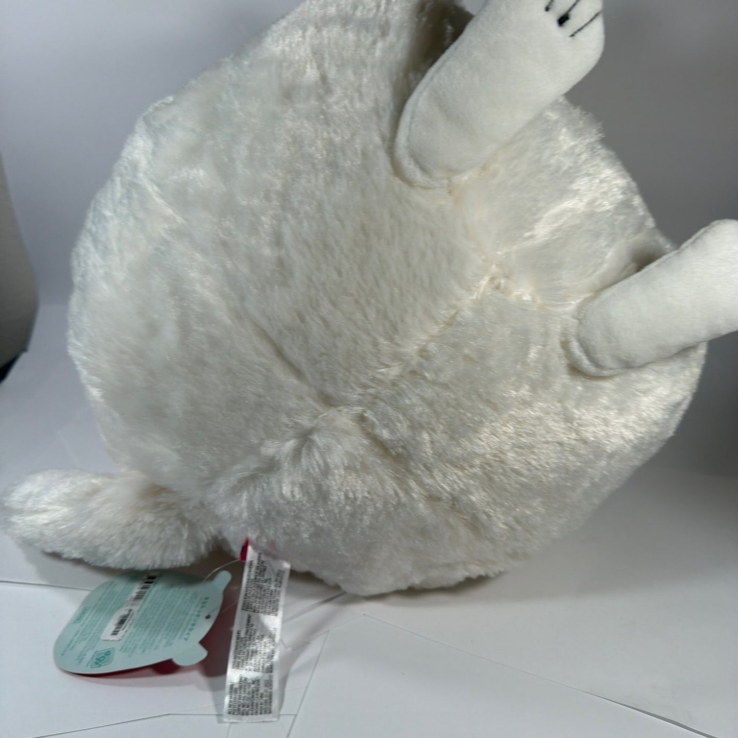 Amuse Maru-Moff Chinchilline Mochimaru White Chinchilla Plush 13.5 in