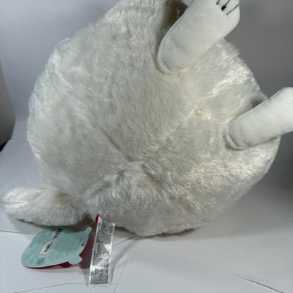 Amuse Maru-Moff Chinchilline Mochimaru White Chinchilla Plush 13.5 in