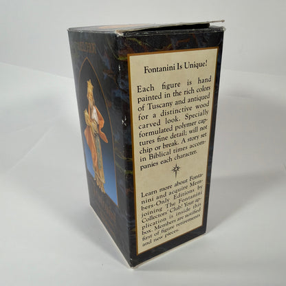 Fontanini Melchior King With Chest of Gold 5 Inch Nativity Figure 72514