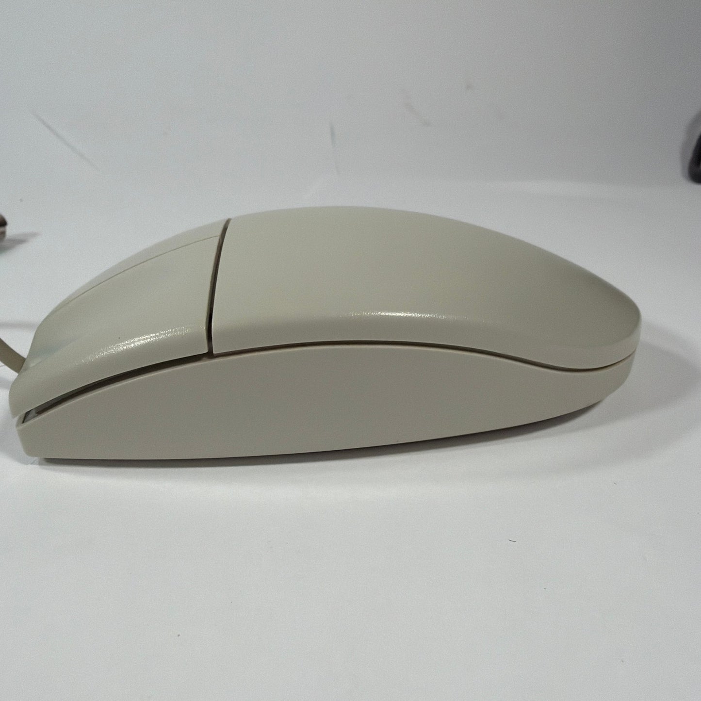 M-S34 Wired PS/2 Computer Mouse Beige/Gray Tested Working