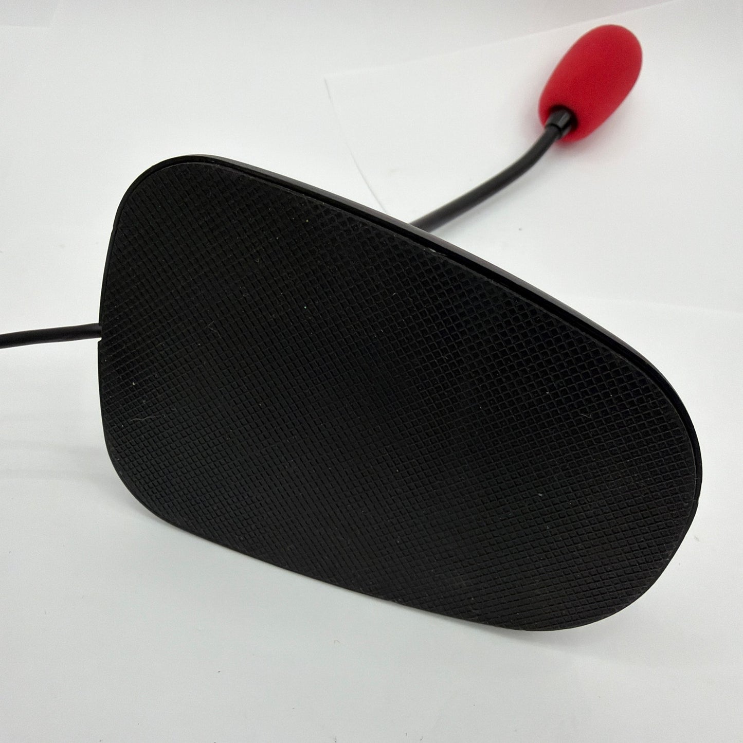 Perrycom USB Desktop Gooseneck Microphone Red Foam Windscreen 13 In