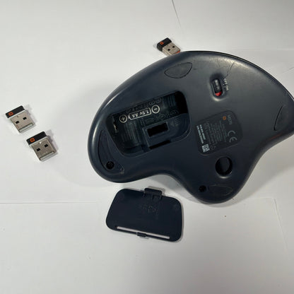 Logitech M570 Wireless Trackball Mouse with 3 Unifying Receivers No Ball