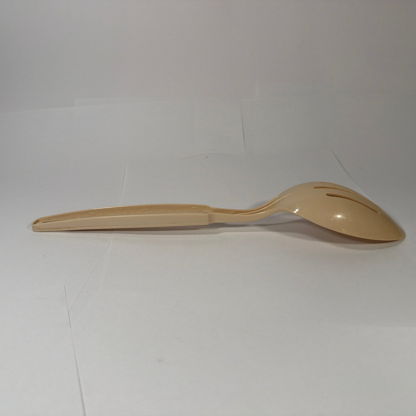 EKCO USA Tan Slotted Serving Spoon 11 Inch Dishwasher Safe