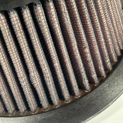 K&N Round Air Filter with Sealing Strip and Air Filter Oil 99-0504