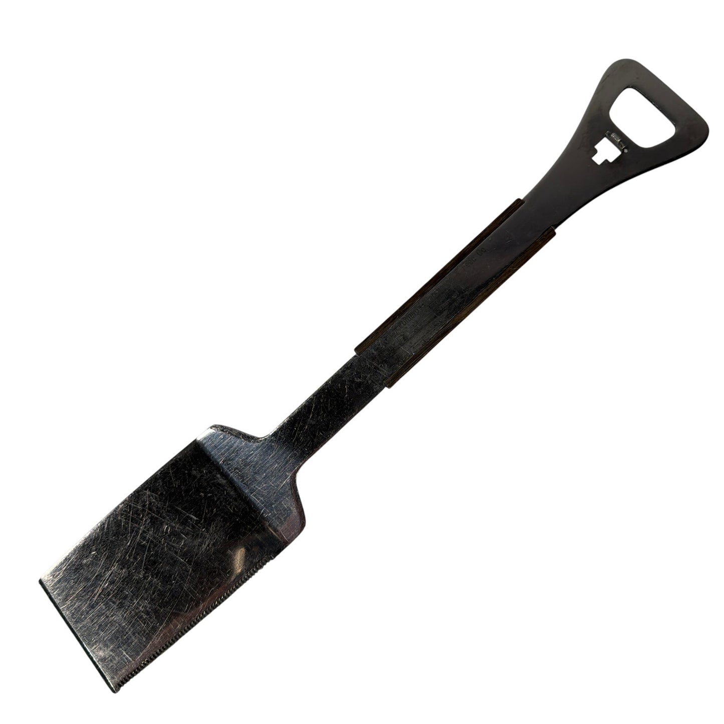Vintage Vernco Stainless Steel Serrated Grill Spatula Turner 13.5 in Japan