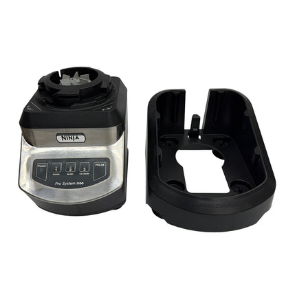 Ninja Pro System 1100 Blender Base NJ602CO with Dough Station Tested Working