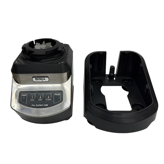 Ninja Pro System 1100 Blender Base NJ602CO with Dough Station Tested Working