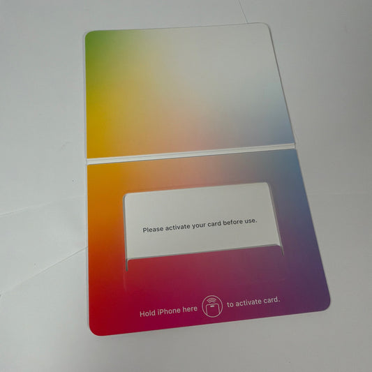Apple Card Original Sleeve Activation Packaging Only No Card Included