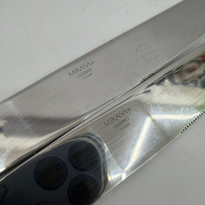 Mikasa Cosmo Satin Stainless Steel Dinner Knives Lot of 2 Vietnam
