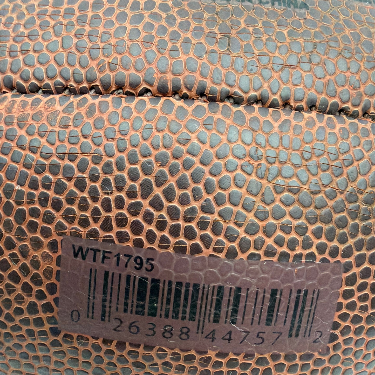 Wilson NFL Official Size Football WTF1795 Brown 12 Inch