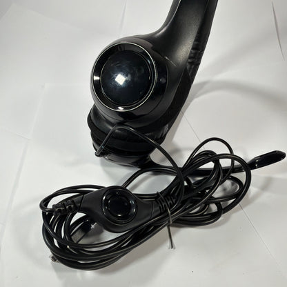 Logitech Logi Black USB Wired Headset with Boom Mic Tested Working