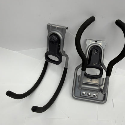 Rubbermaid FastTrack Multi-Purpose Garage Storage Hooks Lot of 2 Gray Black