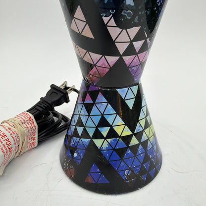 Motion and Glitter Lamp Model 4283 Geometric Triangle Pattern 120V 40W