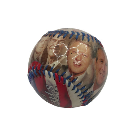 United States Presidents Souvenir Baseball Facsimile Signatures Patriotic Decor