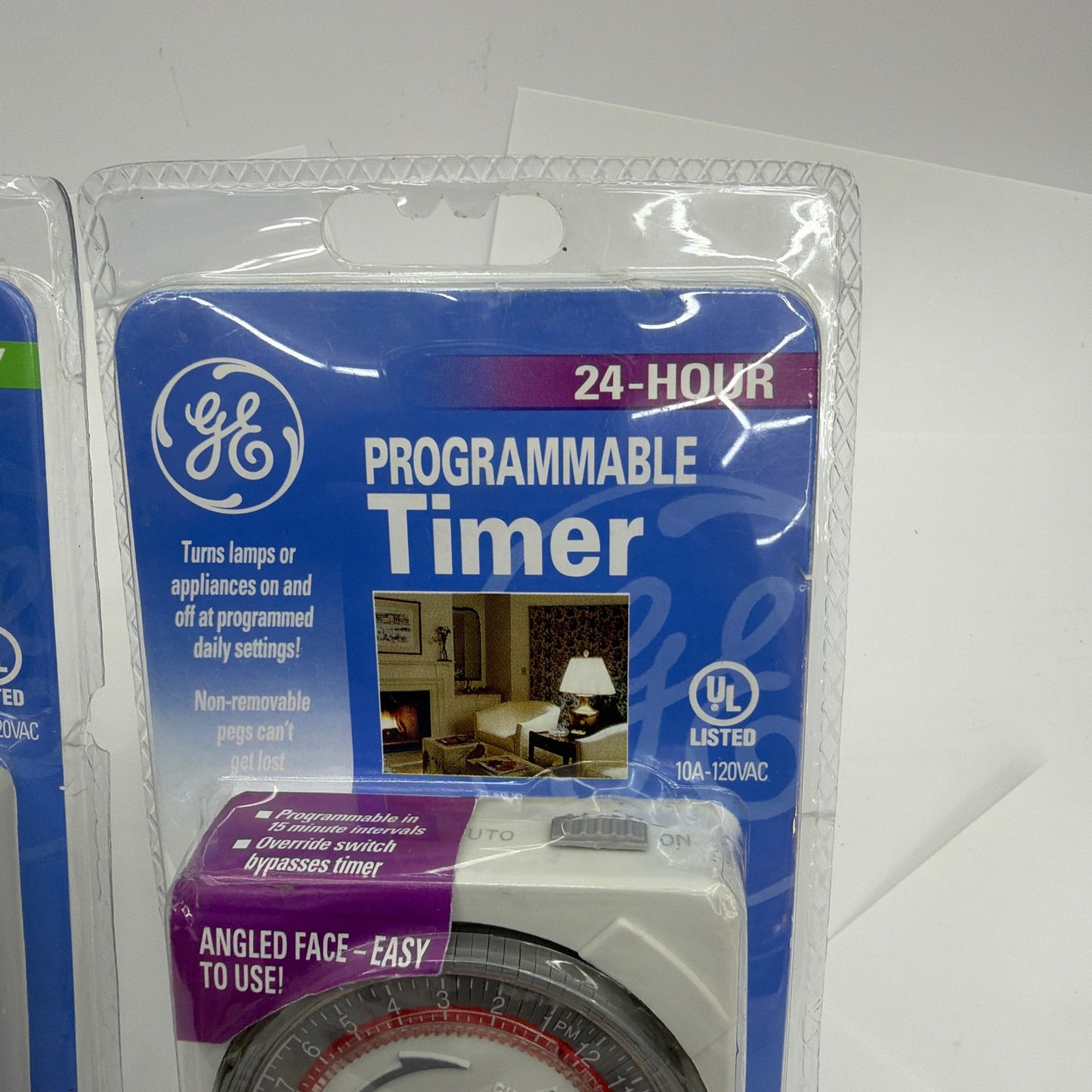 GE 7-Day & 24-Hour Programmable Plug-In Timer Lot of 2 Sealed